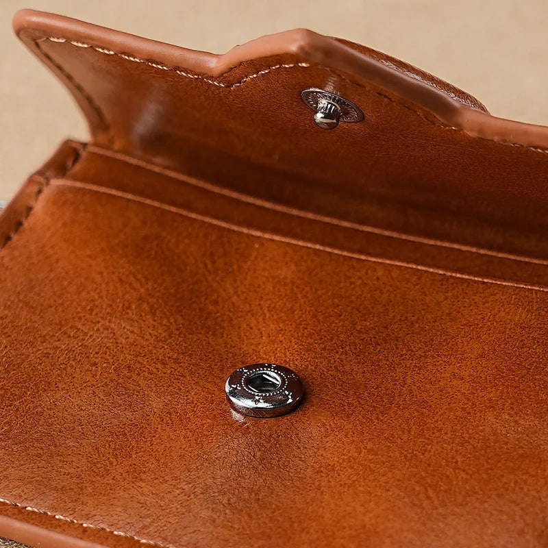 Porte-carte en cuir PU avec motif cœur pour femme — photo 4