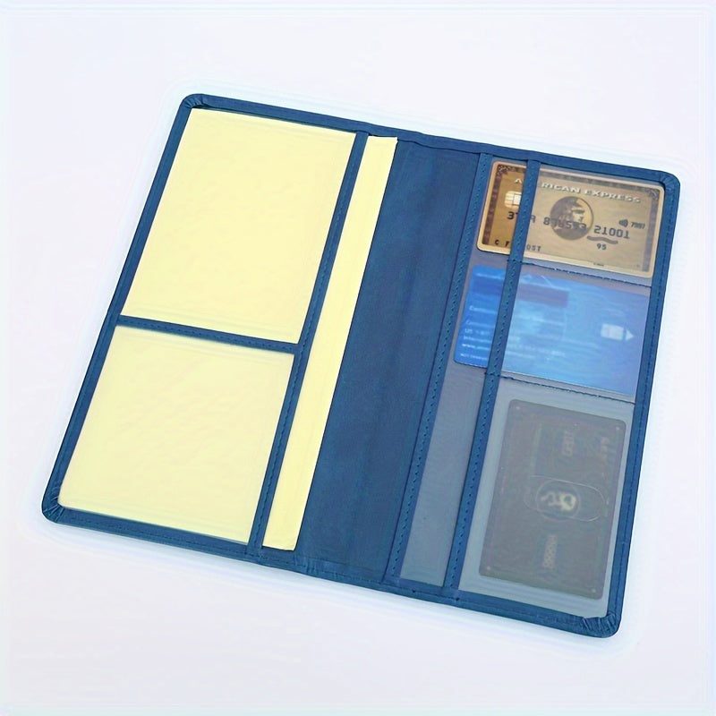 Porte-carte grise vertical 24 cm, gaufré, cinq coloris mats