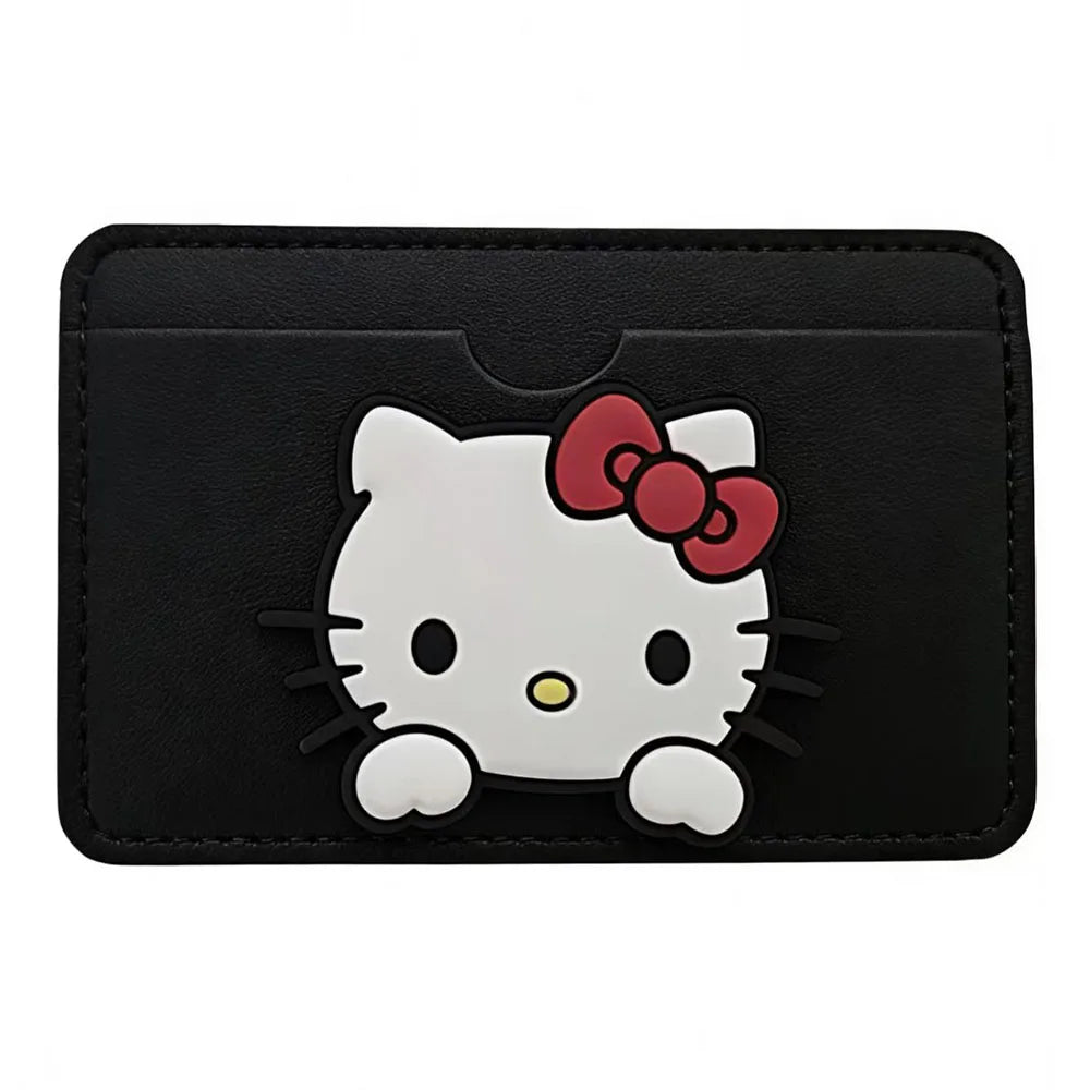 Porte-carte Sanrio Hello Kitty en cuir PU avec motif cartoon pour femme — photo 6 Image