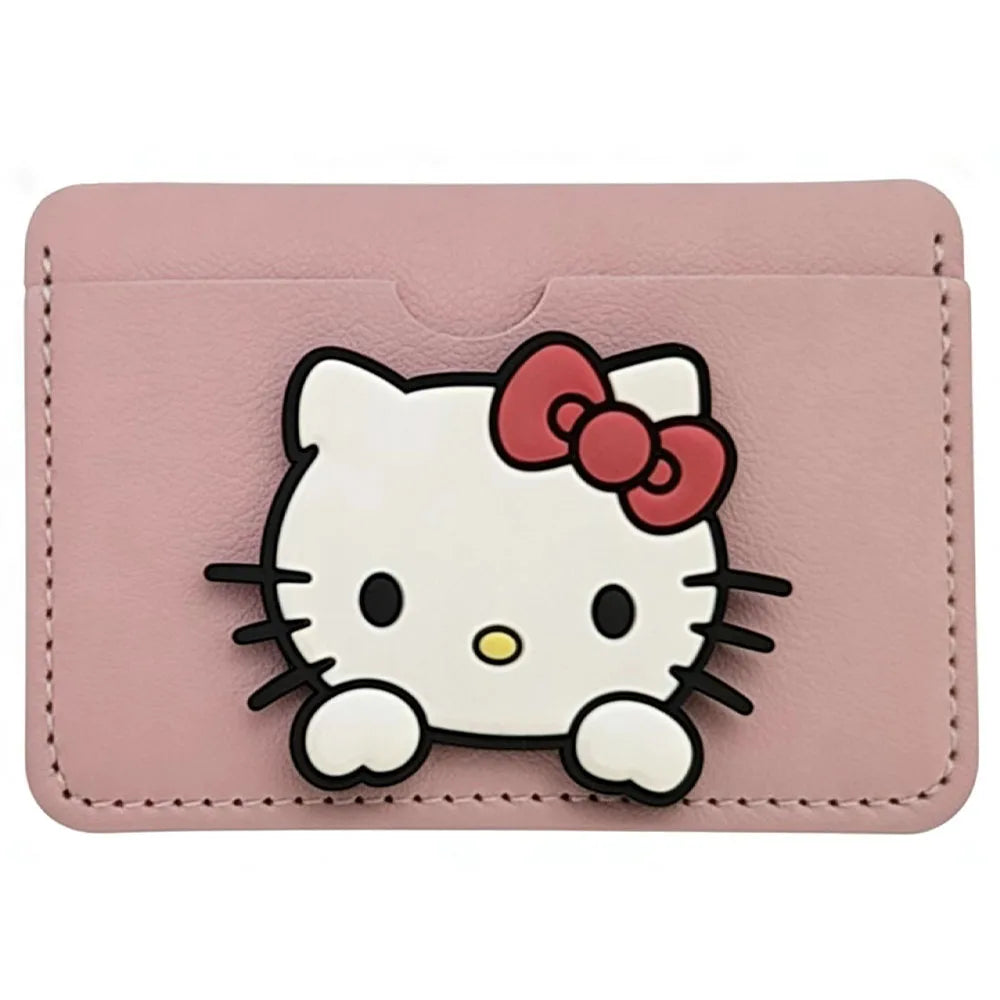 Porte-carte Sanrio Hello Kitty en cuir PU avec motif cartoon pour femme — photo 7 Image