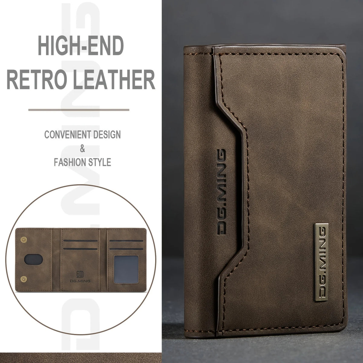 Portefeuille business haute capacité avec protection RFID pour homme — photo 2