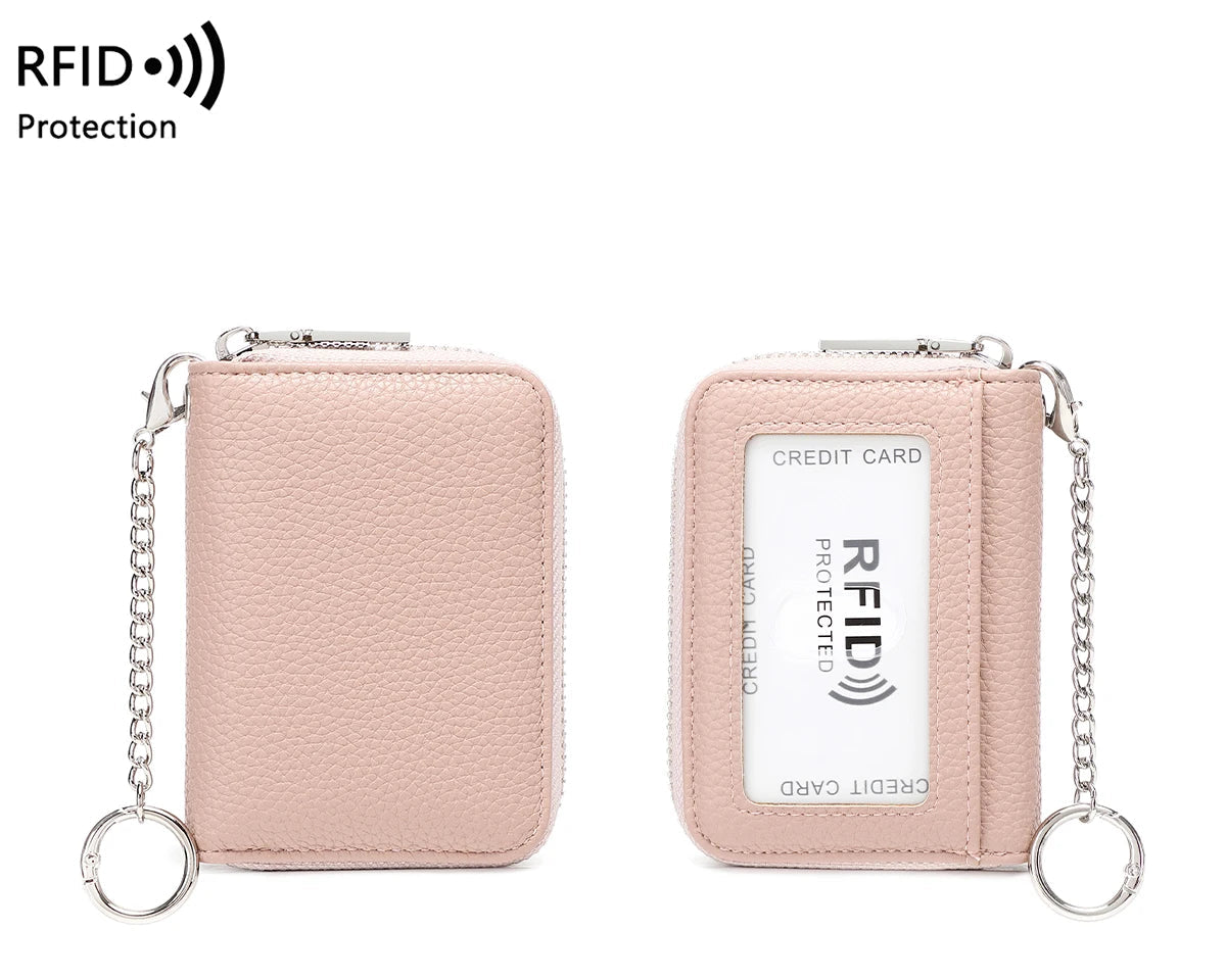 Porte-carte en accordéon avec protection RFID et porte-clés — photo 6