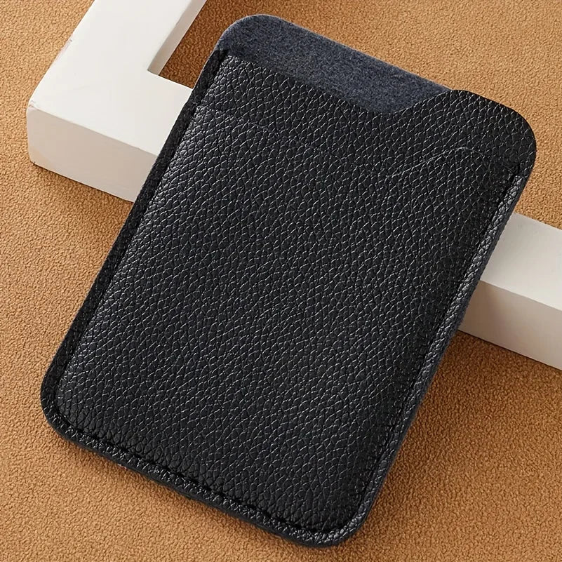 Porte-carte multi-usage ultra-fin en similicuir pour homme et femme — photo 8