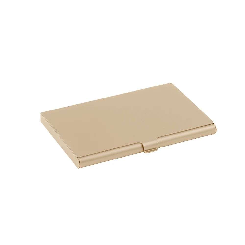 Porte-cartes en aluminium ultra fin étui cartes de visite et cartes bancaires compact — photo 10