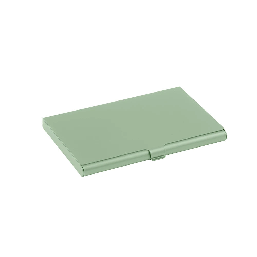 Porte-cartes en aluminium ultra fin étui cartes de visite et cartes bancaires compact — photo 9