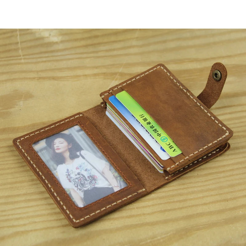 Porte-cartes en cuir véritable pour homme et femme – Porte-cartes de luxe, avec plusieurs emplacements pour cartes, style business — photo 10