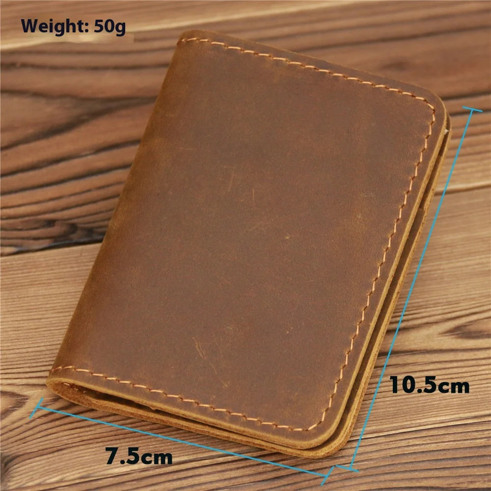 Porte-Cartes Slim RFID en Cuir de Vachette - Minimalisme Vintage & Sécurité — photo 6