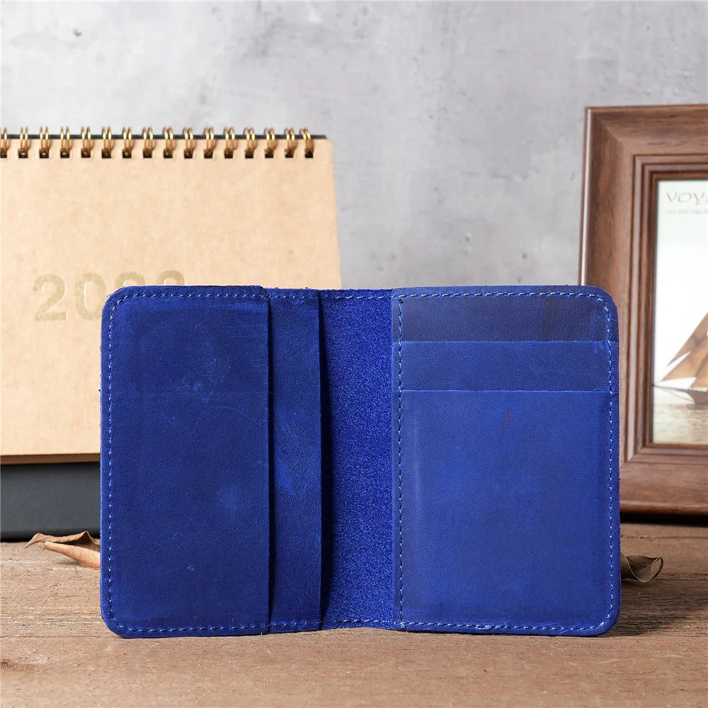 Porte-Cartes Slim RFID en Cuir de Vachette - Minimalisme Vintage & Sécurité — photo 7