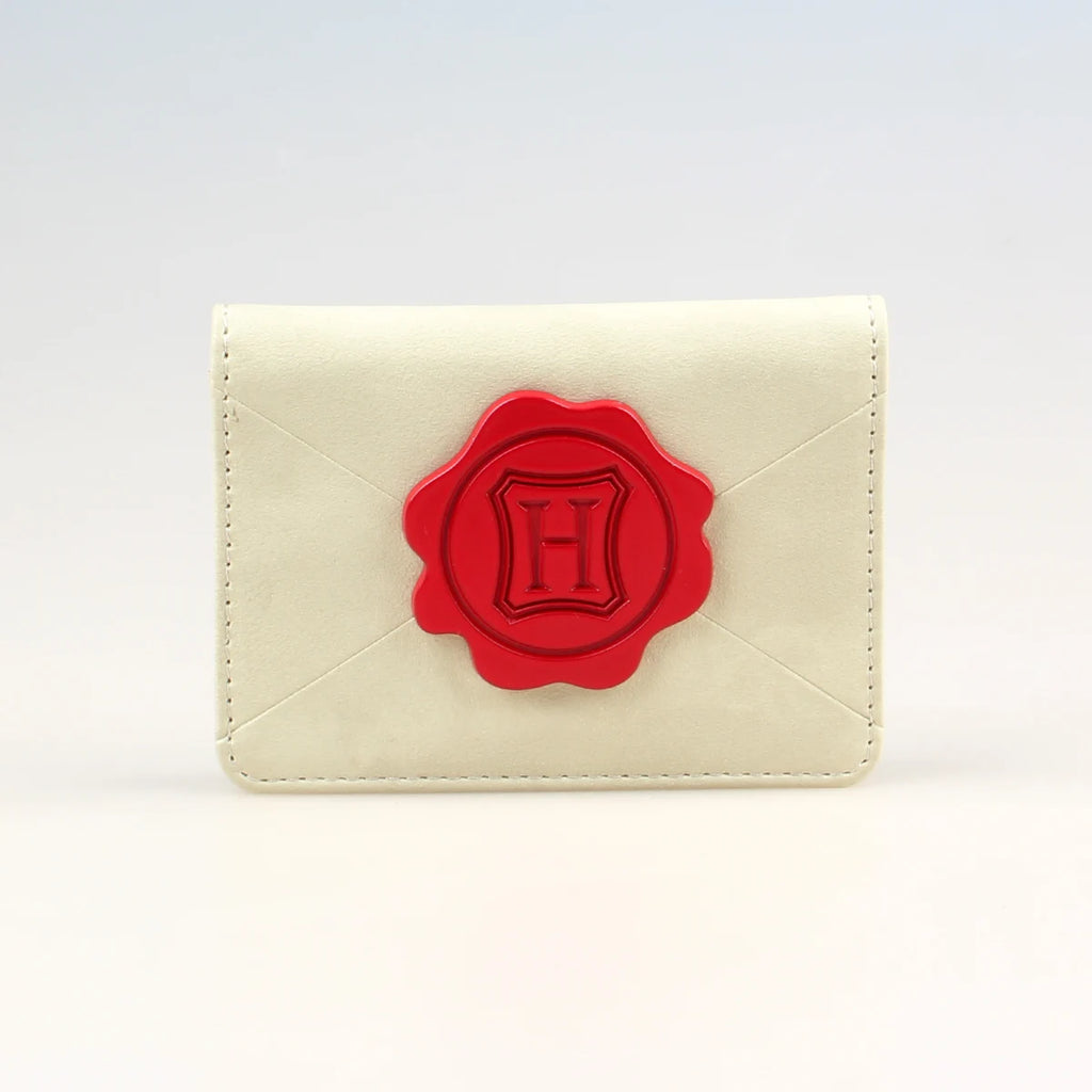 Porte-cartes de designer pour femme avec badge métallique et fermeture hasp — photo 1