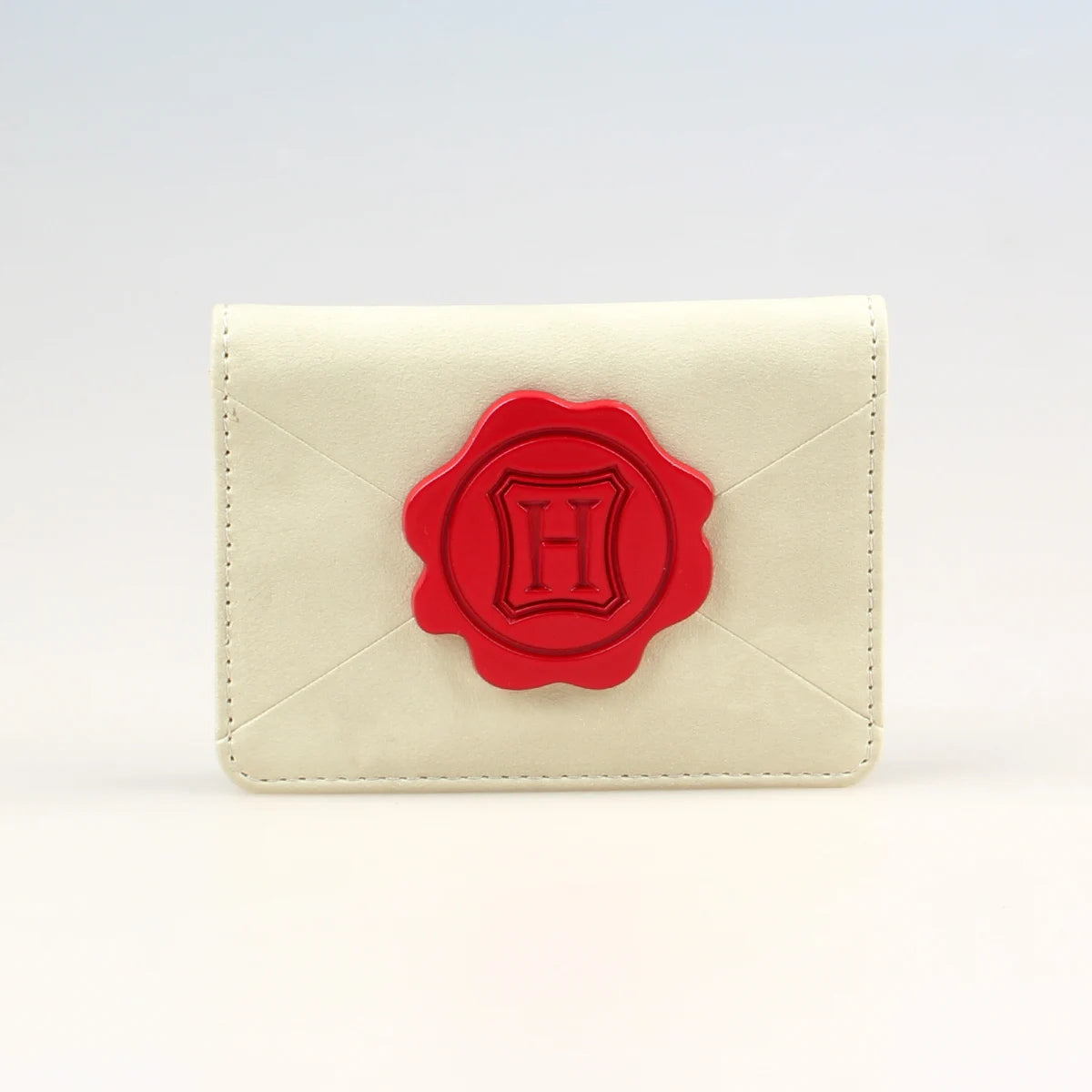 Porte-cartes de designer pour femme avec badge métallique et fermeture hasp — photo 1