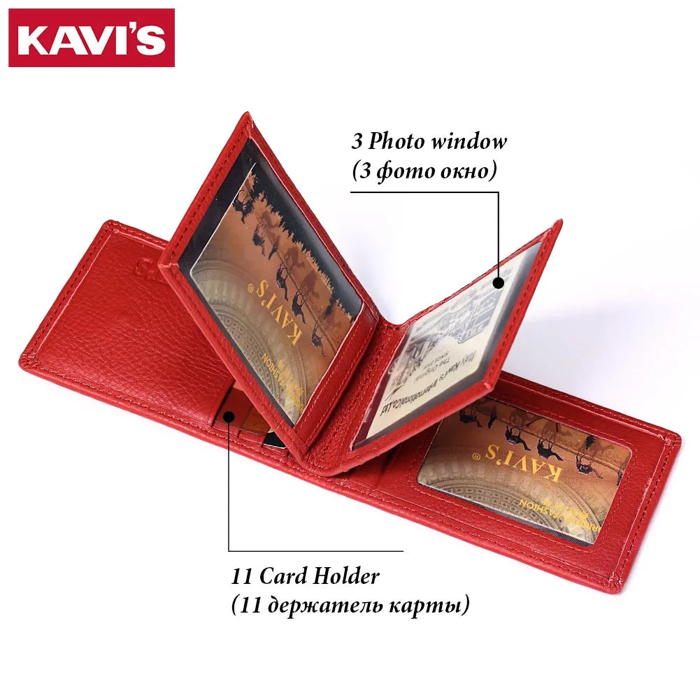Porte-Cartes Slim  en Cuir Véritable - Minimalisme Vintage & Praticité — photo 2