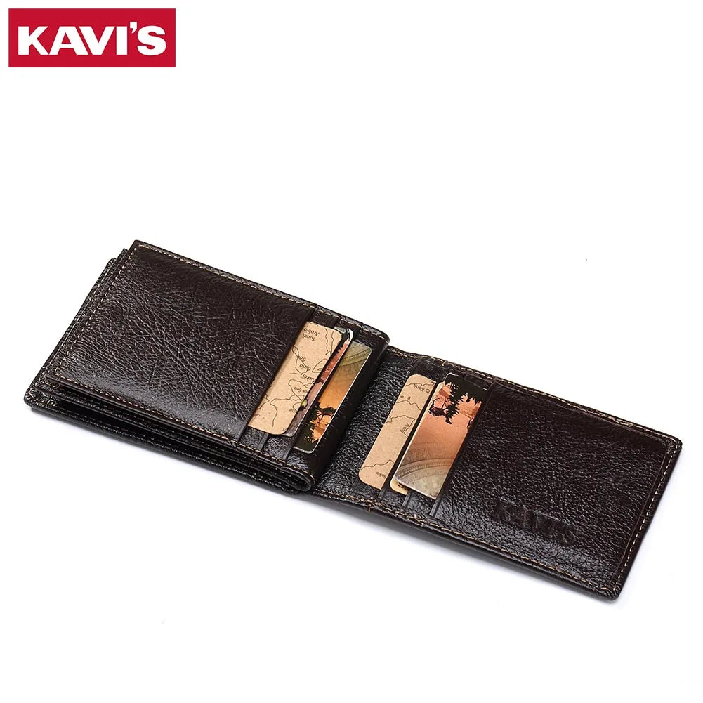Porte-Cartes Slim  en Cuir Véritable - Minimalisme Vintage & Praticité — photo 4