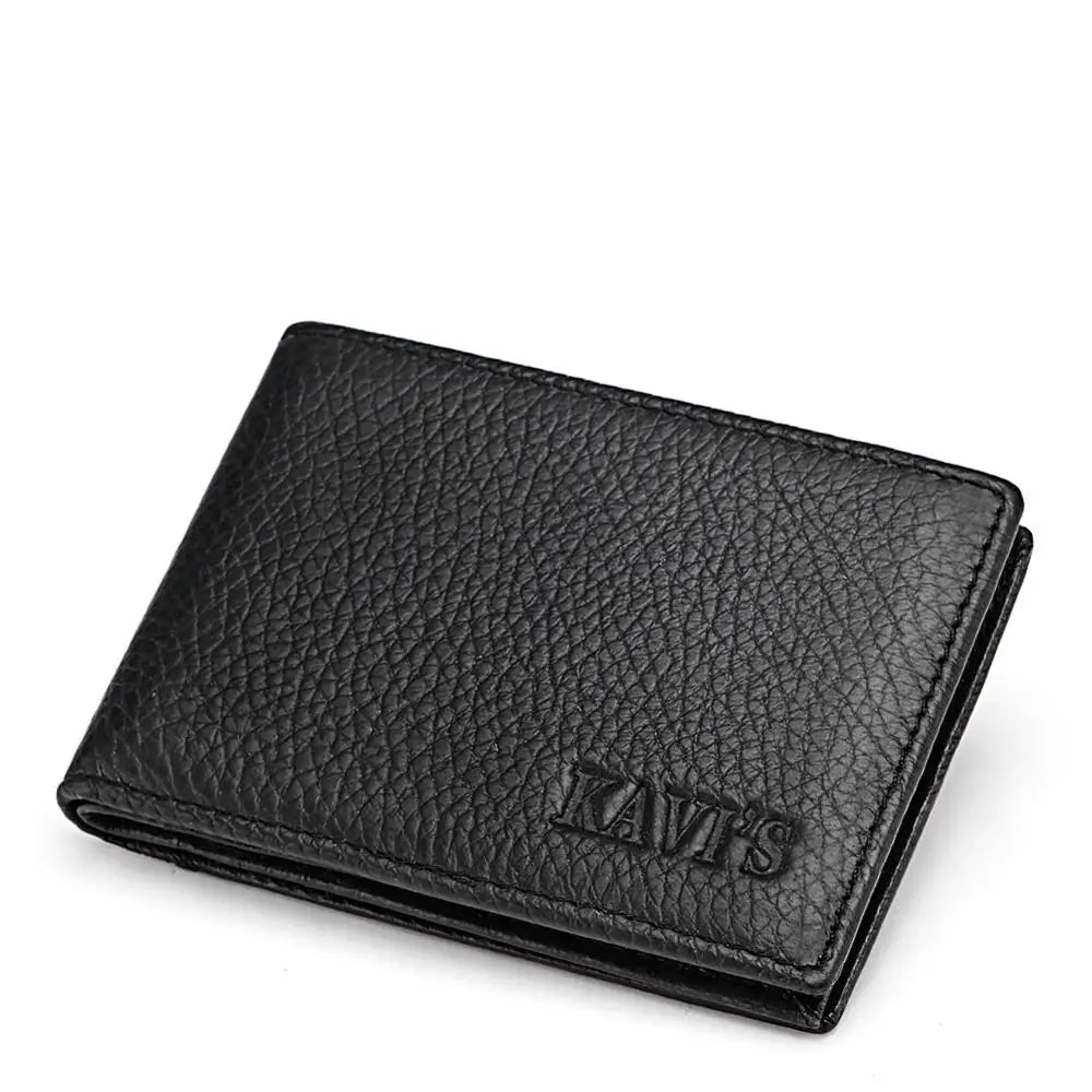 Porte-Cartes Slim  en Cuir Véritable - Minimalisme Vintage & Praticité — photo 7