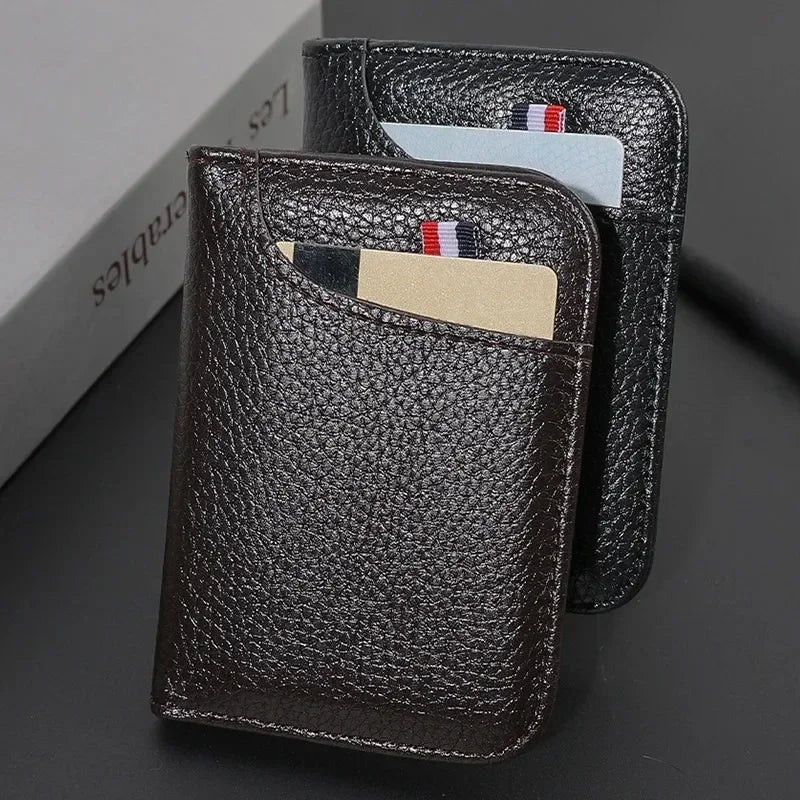 Porte-Cartes Ultra-Mince en Cuir PU - Minimalisme & Praticité au Quotidien — photo 1