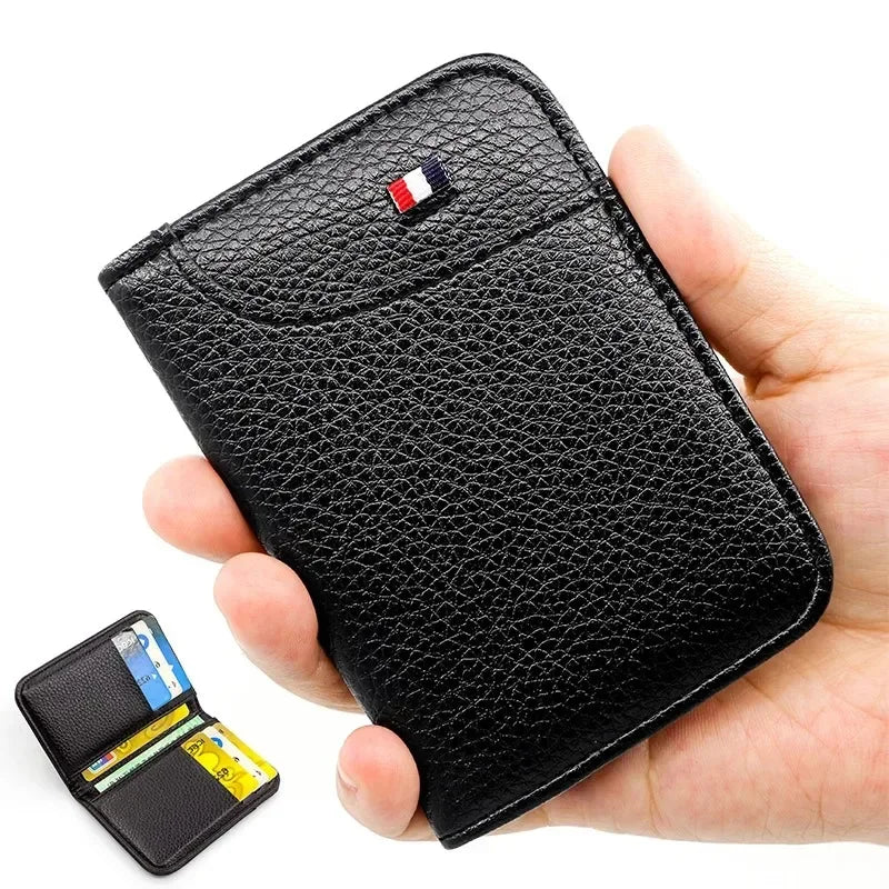 Porte-Cartes Ultra-Mince en Cuir PU - Minimalisme & Praticité au Quotidien — photo 3