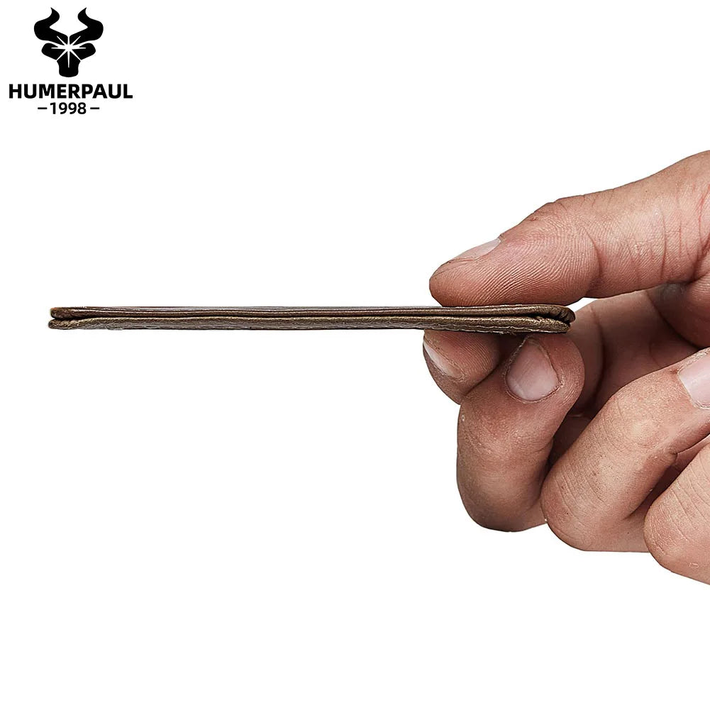 Porte-Cartes  en Cuir Véritable - Slim, Haute Capacité & RFID — photo 2