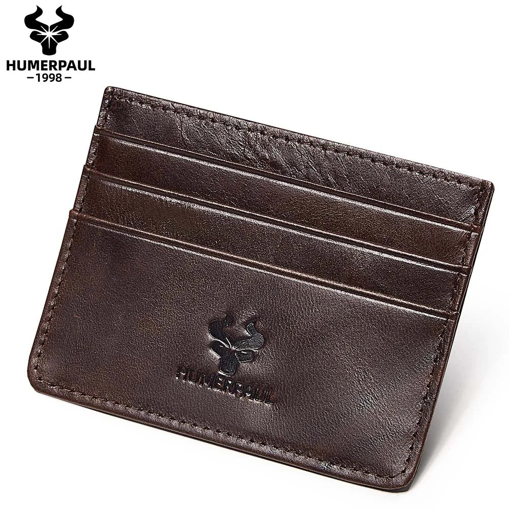 Porte-Cartes  en Cuir Véritable - Slim, Haute Capacité & RFID — photo 3
