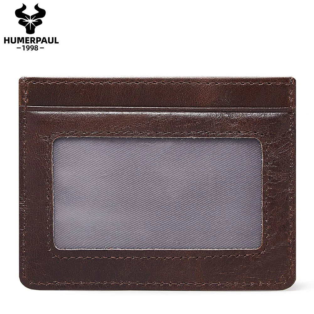 Porte-Cartes  en Cuir Véritable - Slim, Haute Capacité & RFID — photo 4