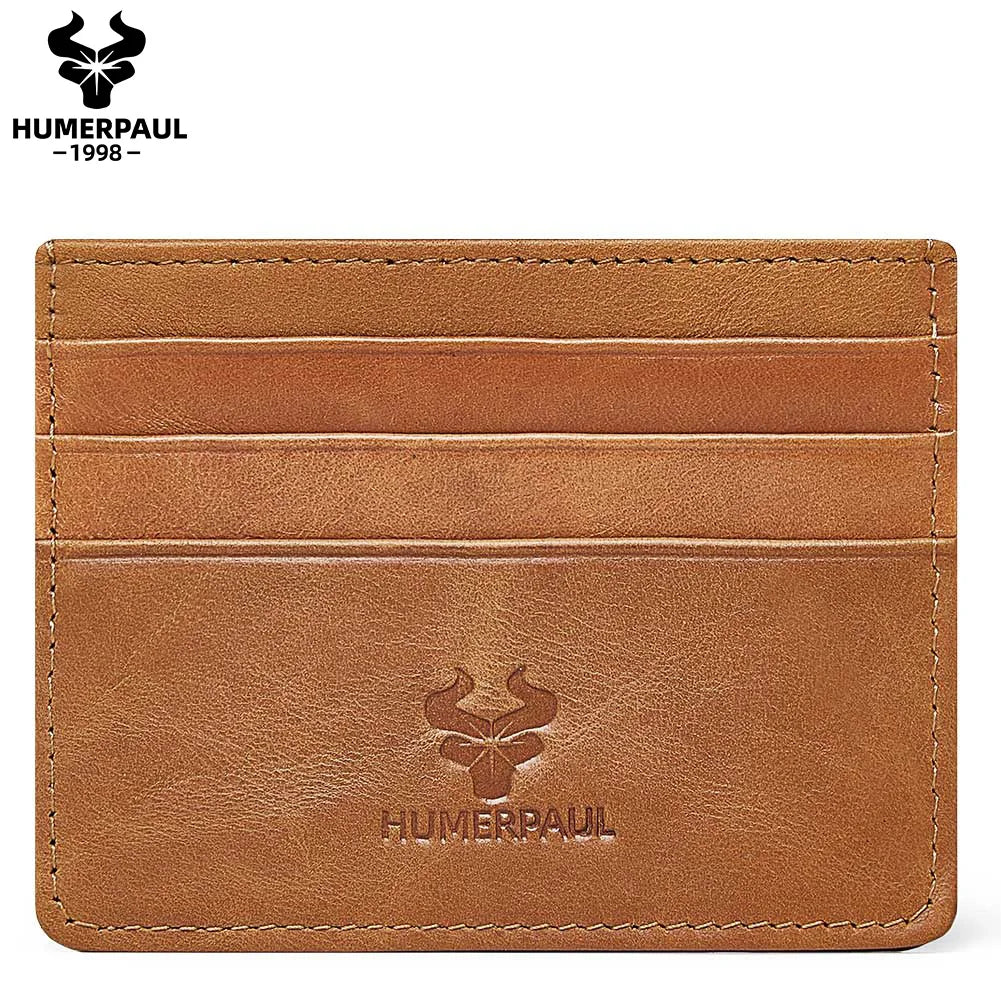 Porte-Cartes  en Cuir Véritable - Slim, Haute Capacité & RFID — photo 5