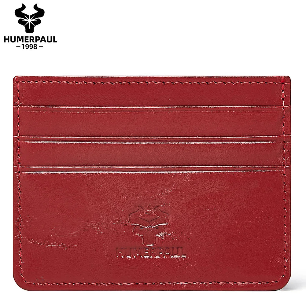 Porte-Cartes  en Cuir Véritable - Slim, Haute Capacité & RFID — photo 8 Image