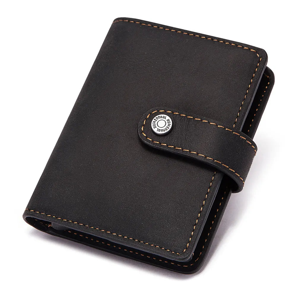 Porte-Cartes en Cuir Crazy Horse - Portefeuille Intelligent & Sécurisé — photo 5