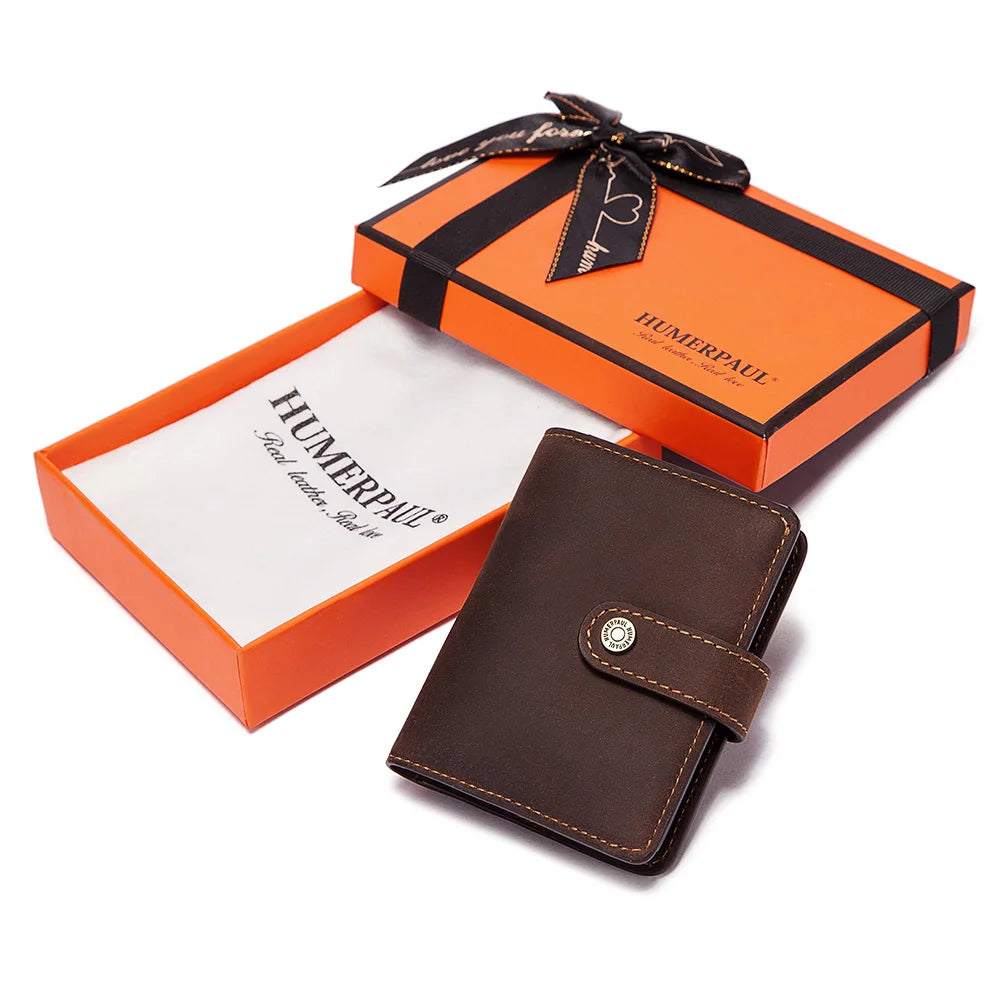 Porte-Cartes en Cuir Crazy Horse - Portefeuille Intelligent & Sécurisé — photo 6