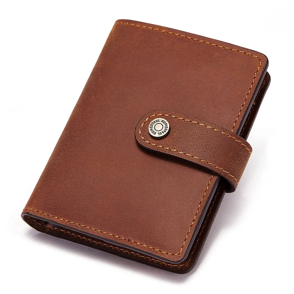 Porte-Cartes en Cuir Crazy Horse - Portefeuille Intelligent & Sécurisé — photo 9