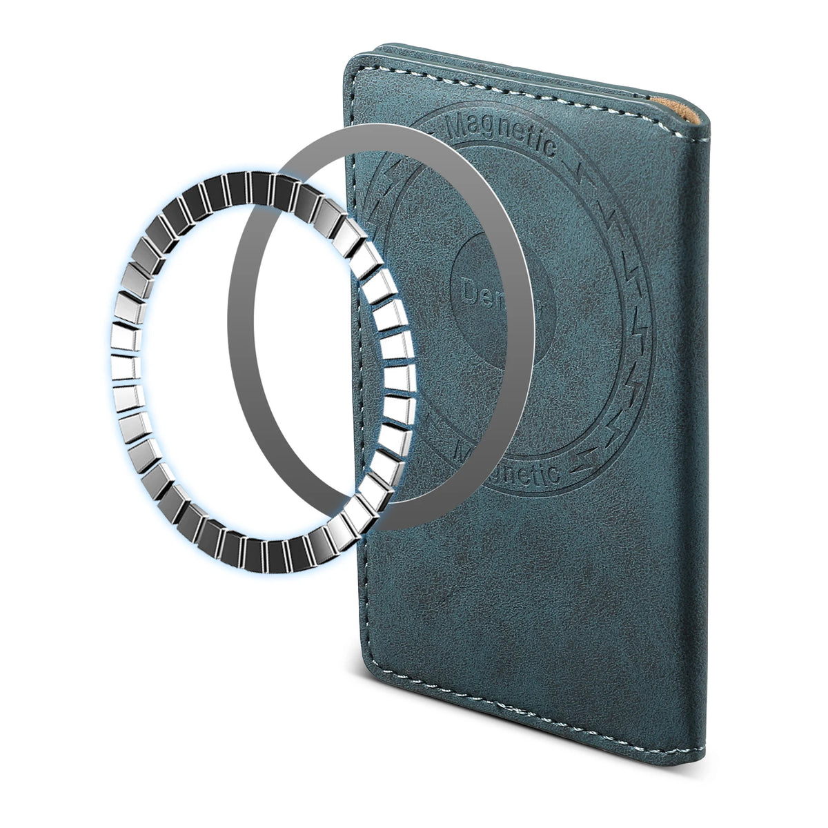 Porte-Cartes Magnétique en Cuir PU - Ultra-Mince & Élastique — photo 2