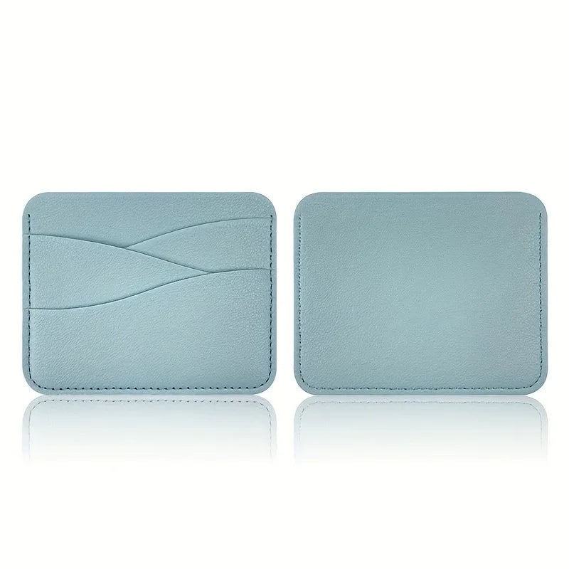 Porte-cartes multi-compartiments en simili cuir ultra fin grande capacité unisexe — photo 11