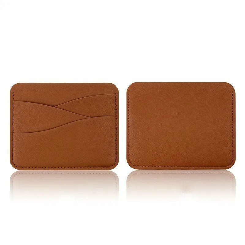 Porte-cartes multi-compartiments en simili cuir ultra fin grande capacité unisexe — photo 12