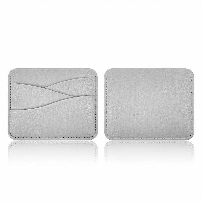 Porte-cartes multi-compartiments en simili cuir ultra fin grande capacité unisexe — photo 7