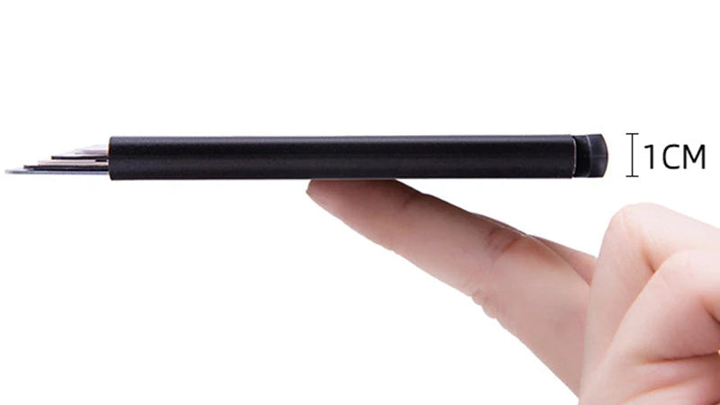 Porte-cartes RFID en aluminium slim ultra fin avec protection anti-vol unisexe — photo 5