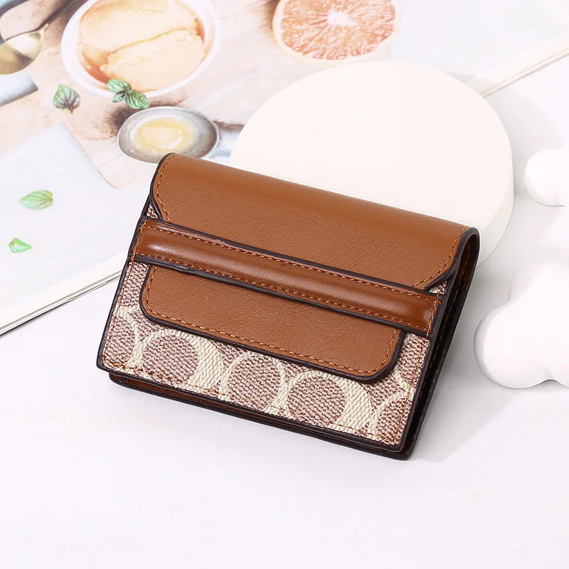 Porte-cartes rfid compact en cuir pu avec multi-emplacements et design classique — photo 13