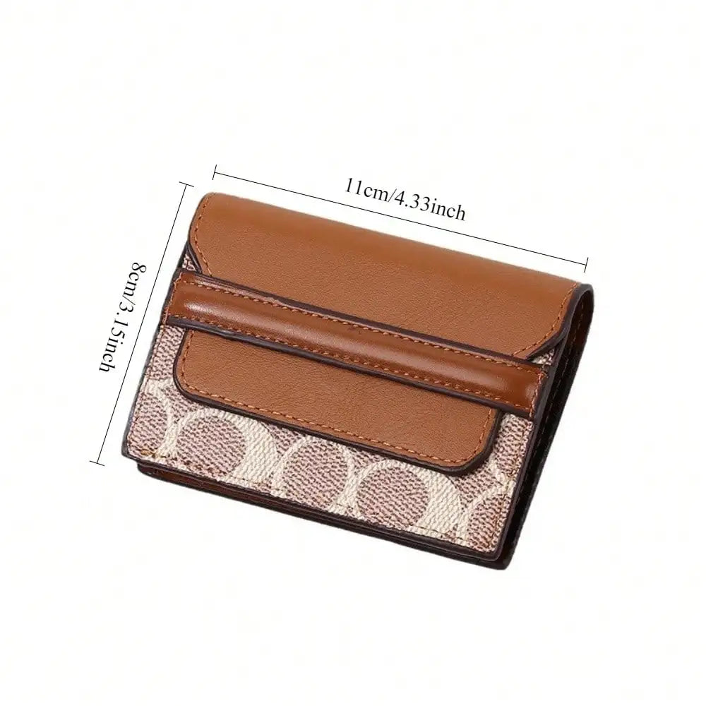 Porte-cartes rfid compact en cuir pu avec multi-emplacements et design classique — photo 5