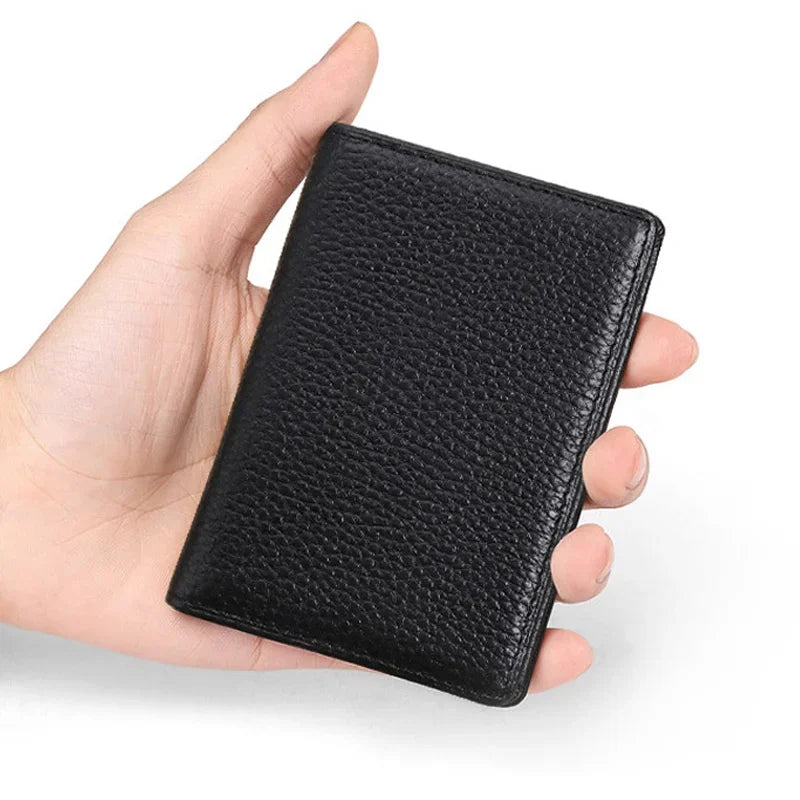Porte-Cartes Multi-Emplacements  - Cuir Véritable & Protection RFID — photo 2