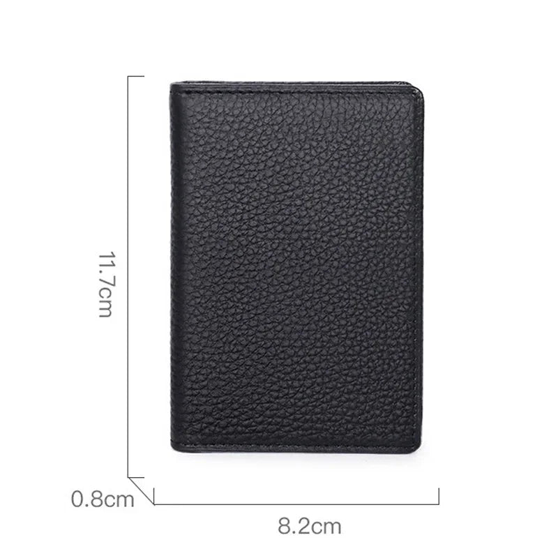 Porte-Cartes Multi-Emplacements  - Cuir Véritable & Protection RFID — photo 4