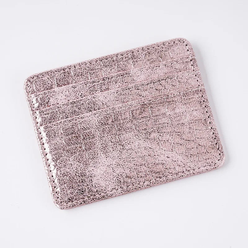 Porte-cartes ultra-fin en simili cuir pour cartes bancaires et cartes d’identité unisexe — photo 3