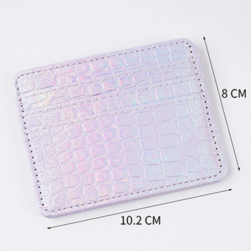 Porte-cartes ultra-fin en simili cuir pour cartes bancaires et cartes d’identité unisexe — photo 4