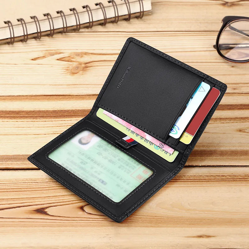 Porte-Cartes Vertical  - Ultra-Mince & Cuir de Vachette Premium — photo 1