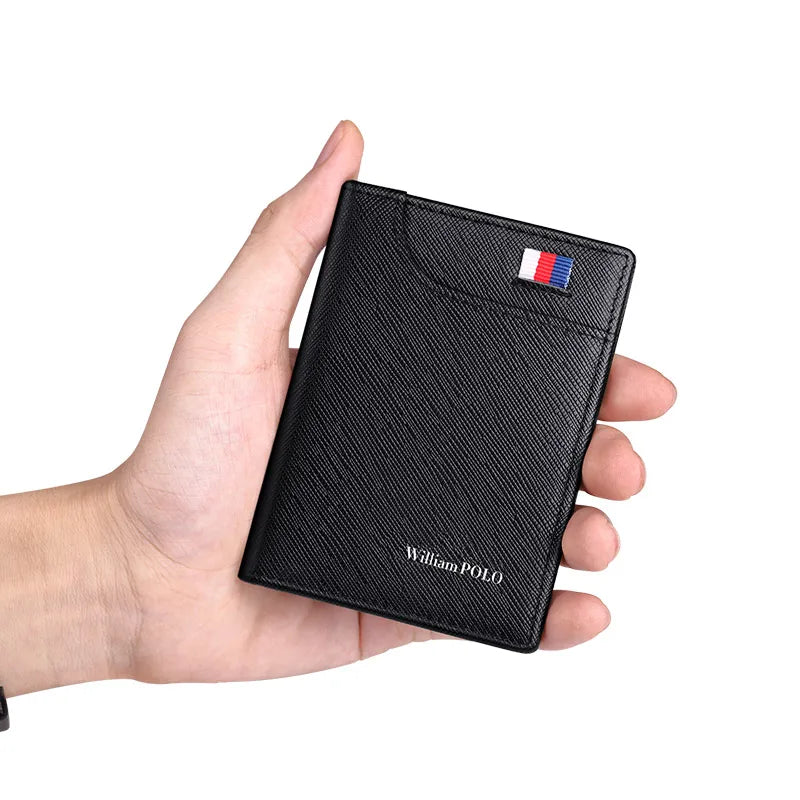 Porte-Cartes Vertical  - Ultra-Mince & Cuir de Vachette Premium — photo 3