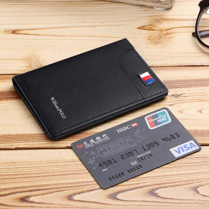 Porte-Cartes Vertical  - Ultra-Mince & Cuir de Vachette Premium — photo 6