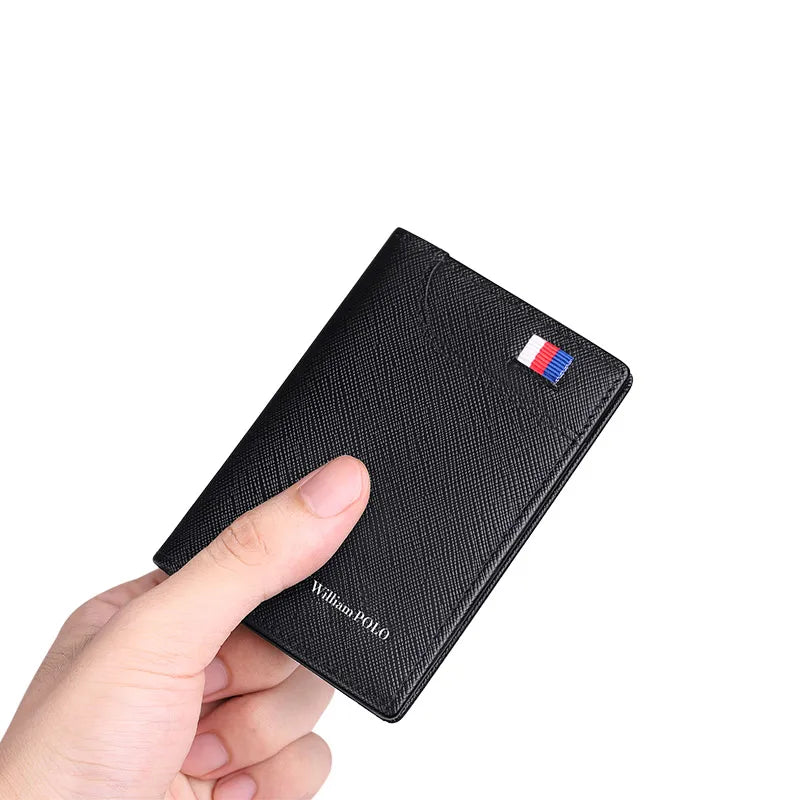 Porte-Cartes Vertical  - Ultra-Mince & Cuir de Vachette Premium — photo 8