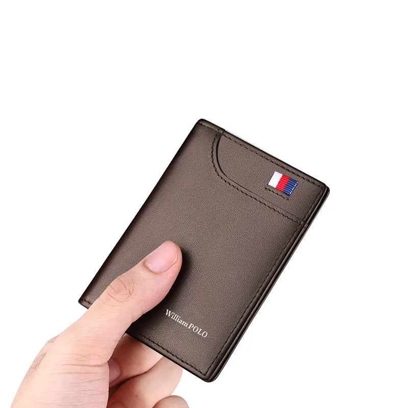 Porte-Cartes Vertical  - Ultra-Mince & Cuir de Vachette Premium — photo 9
