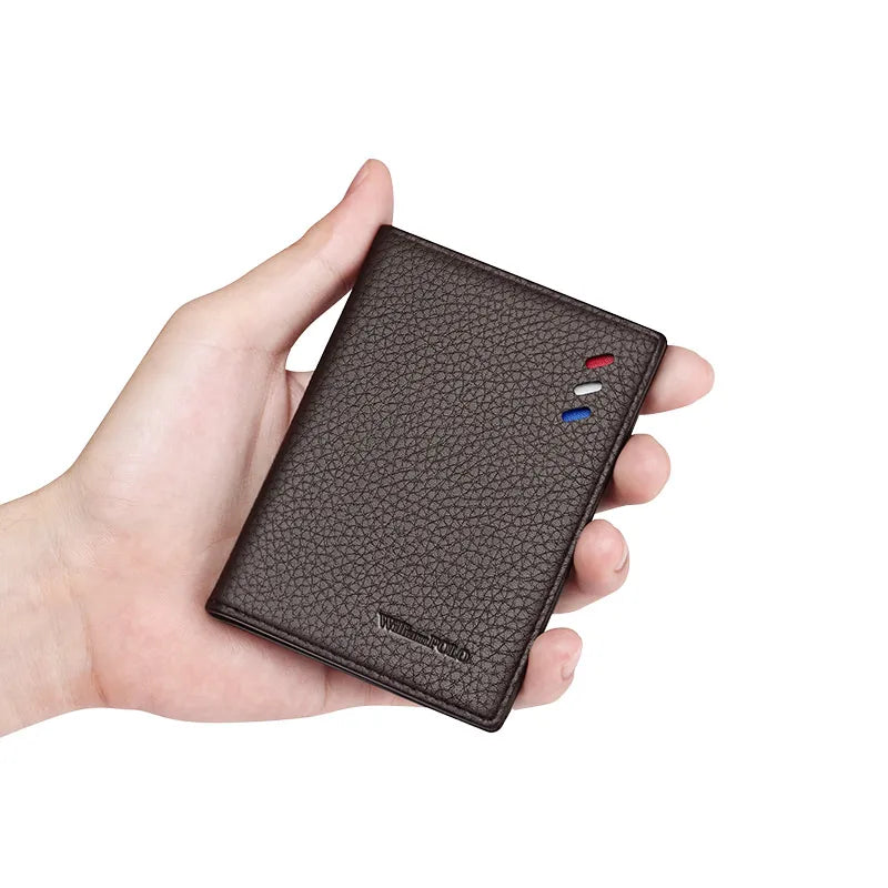 Porte-Cartes en Cuir Véritable - Ultra-Mince & Tendance — photo 10