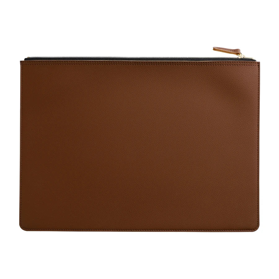 Porte-documents A4 en cuir avec fermeture zippée pour contrats et documents professionnels — photo 7