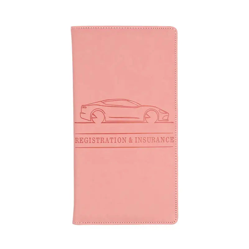 Porte-documents voiture en cuir PU pour carte grise et permis avec rangement cartes — photo 12