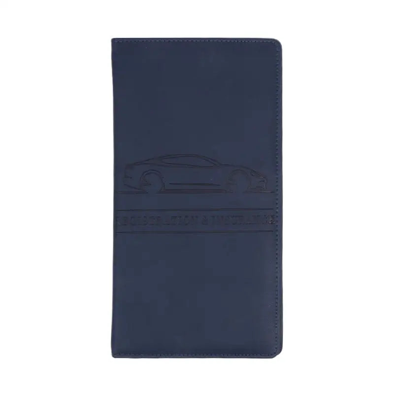 Porte-documents voiture en cuir PU pour carte grise et permis avec rangement cartes — photo 13