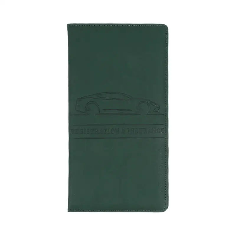 Porte-documents voiture en cuir PU pour carte grise et permis avec rangement cartes — photo 7