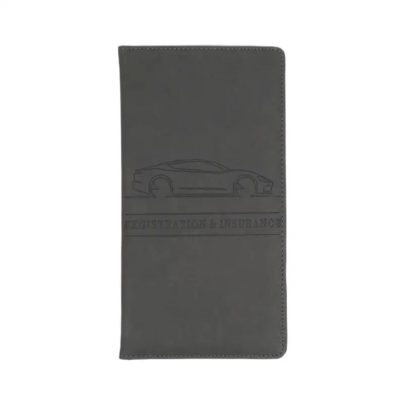 Porte-documents voiture en cuir PU pour carte grise et permis avec rangement cartes — photo 9