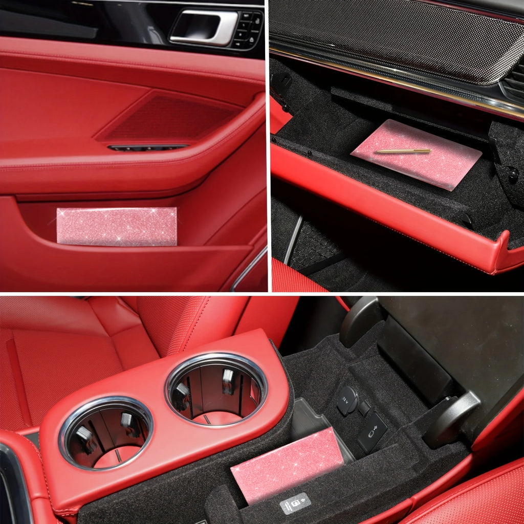 Porte-documents voiture homme en denim et cuir PU pour carte grise et permis — photo 4
